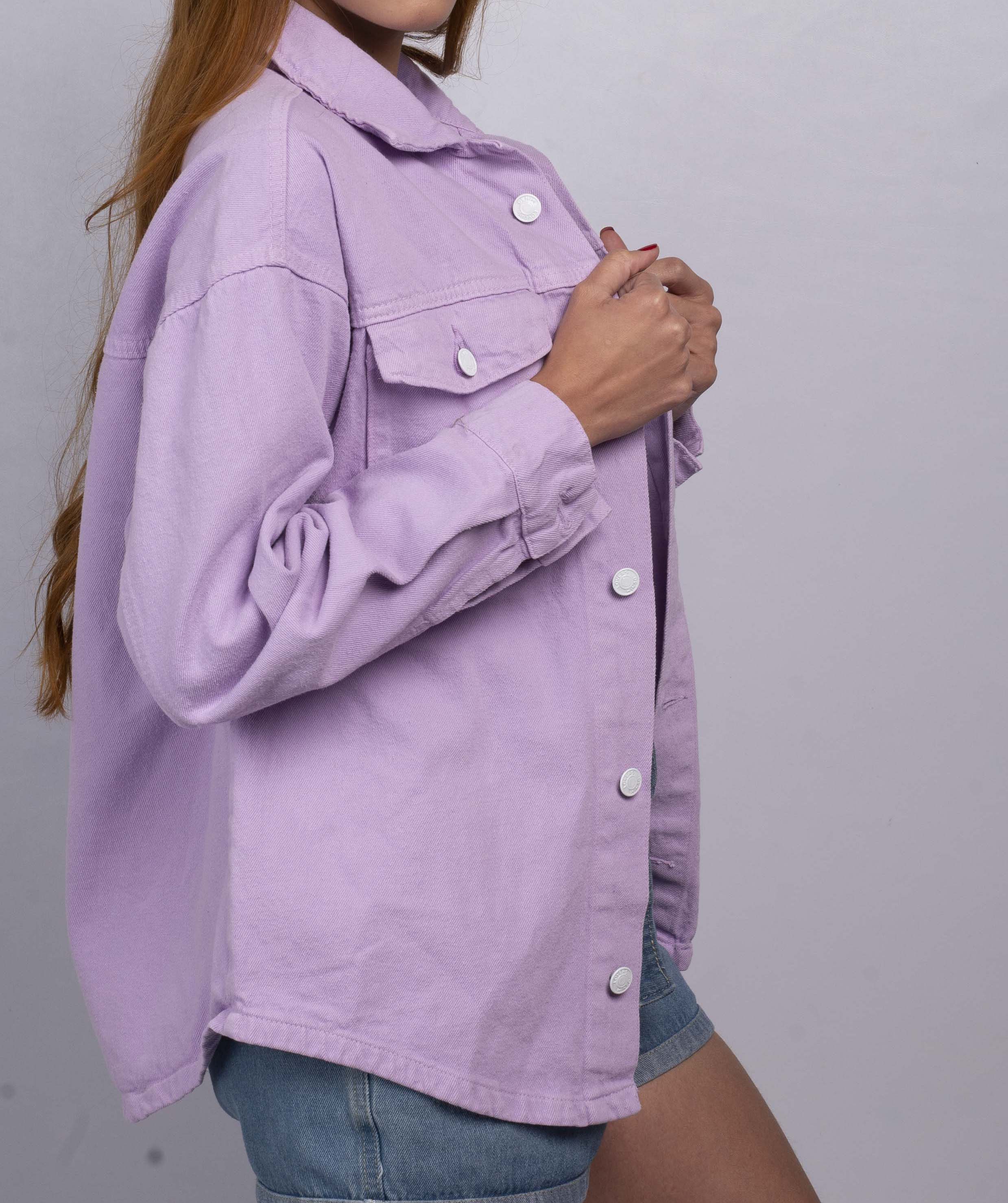 CHAQUETA LILA OVERSIZE UNISEX
