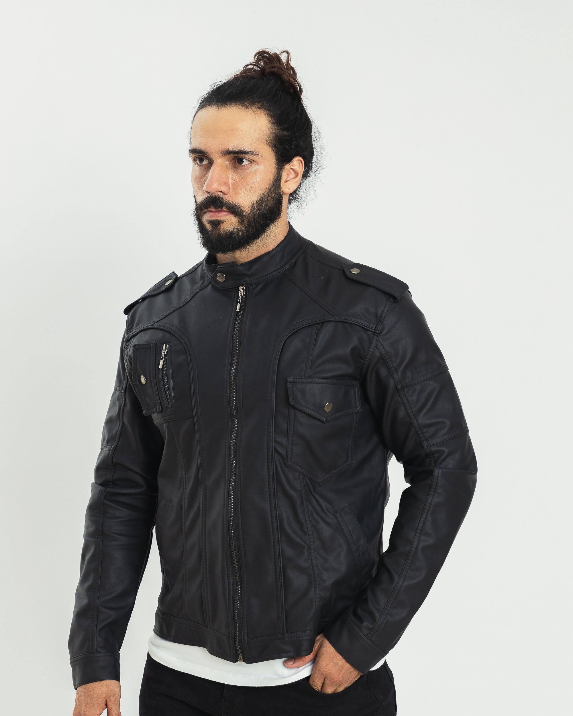 Chaqueta Piloto Hombre Cuero Chaqueta Piloto Hombre Cuero