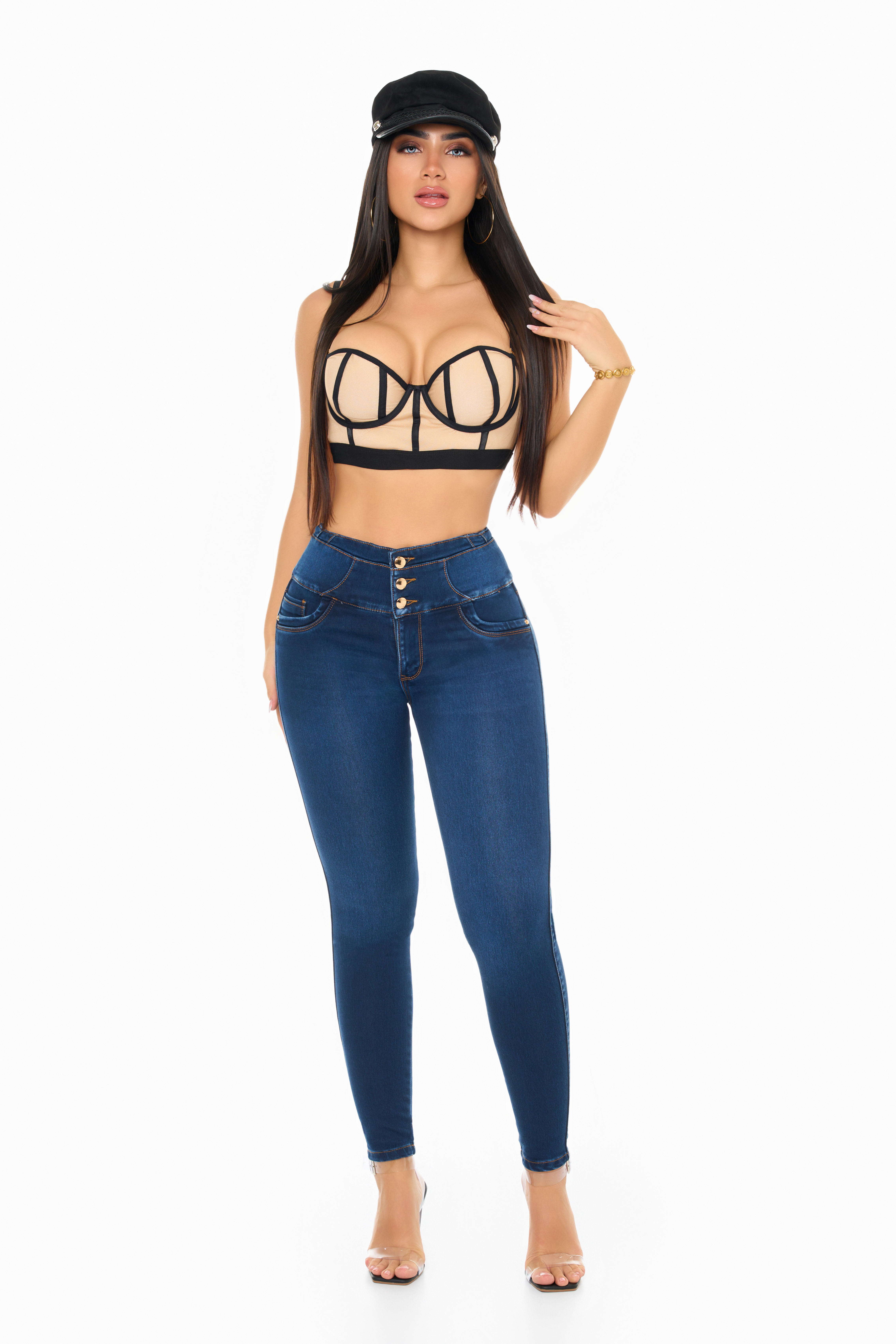 PANTALÓN MUJER PRETINA ANCHA PANTALÓN MUJER PRETINA ANCHA