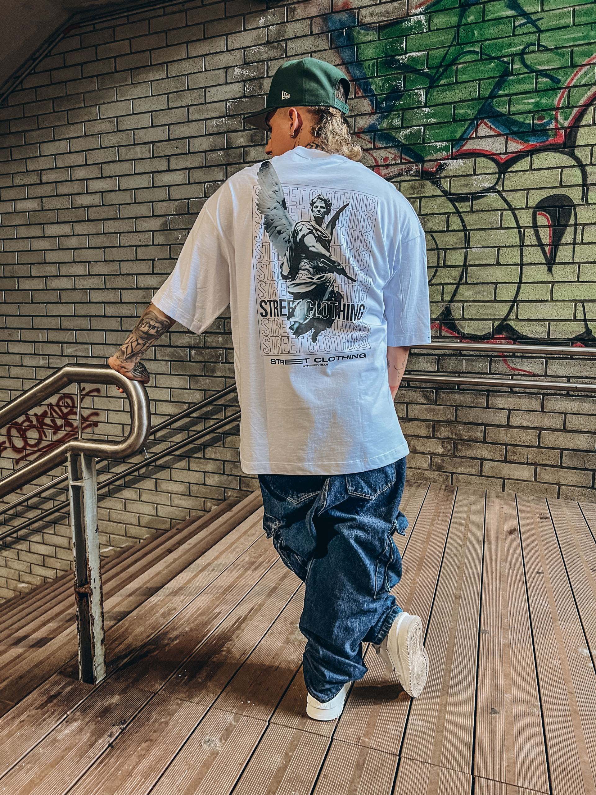 Camiseta Oversize Angel Blanca Camiseta Oversize Angel Blanca