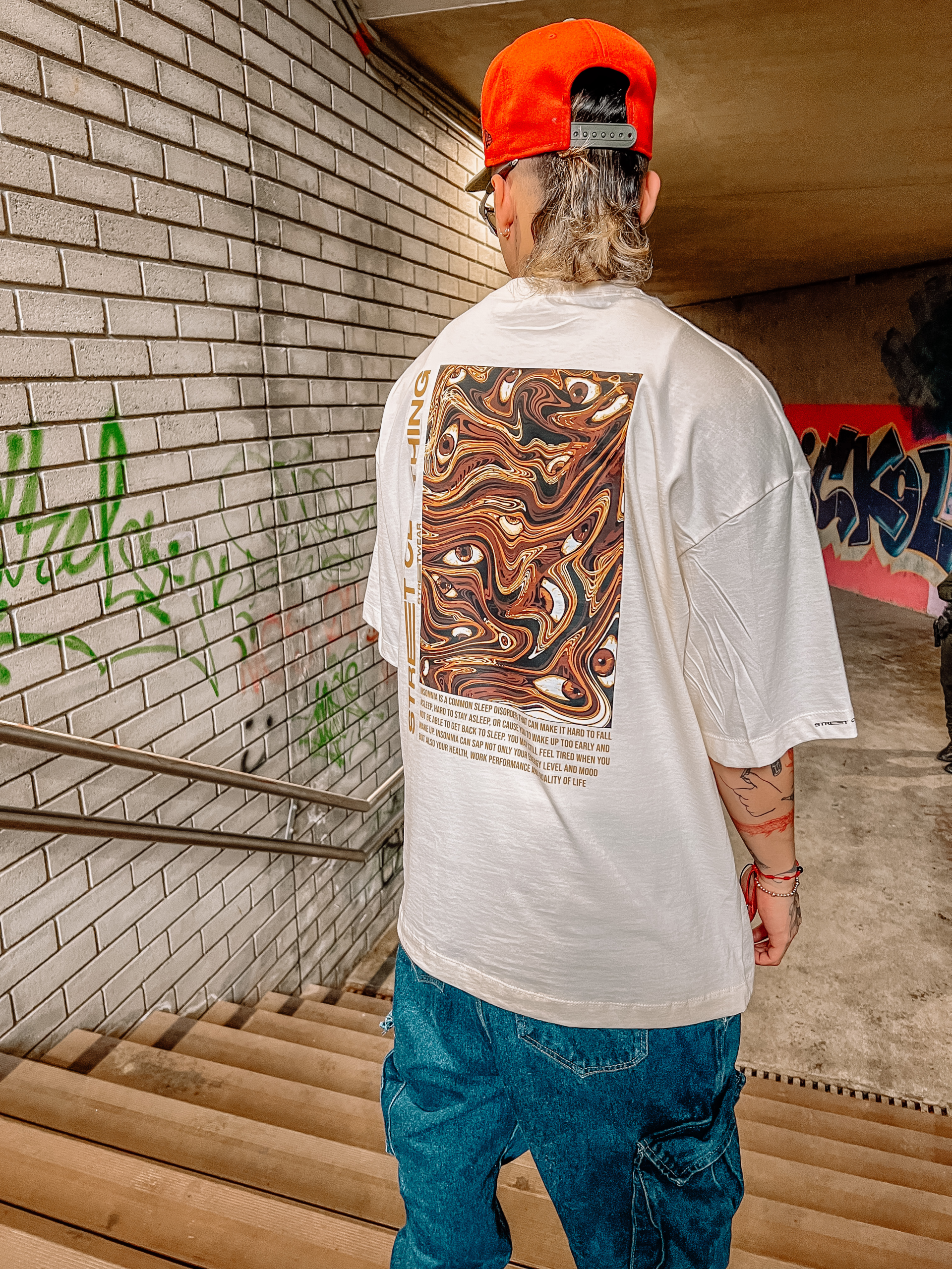 Camiseta Oversize Insomnia Crema Camiseta Oversize Insomnia Crema