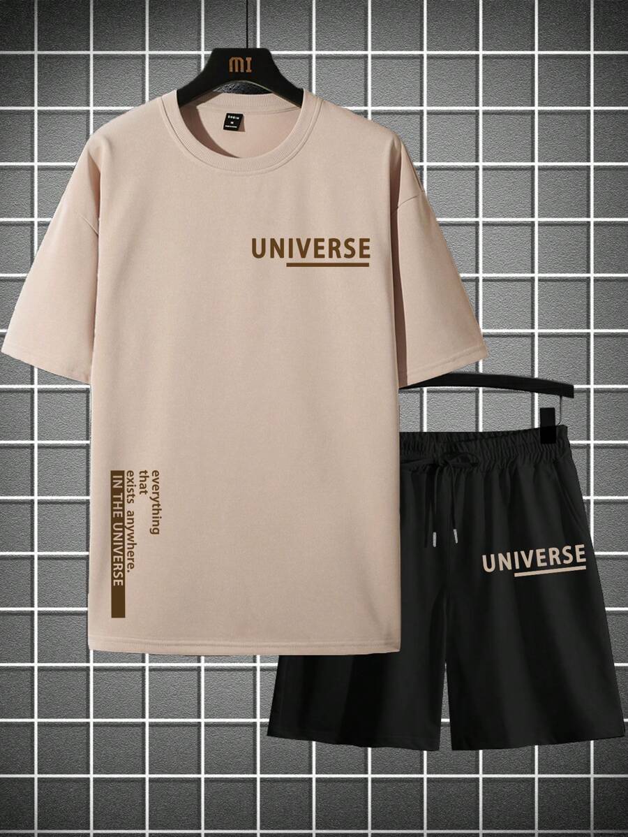 Camiseta Oversize Y Pantaloneta Universe Camiseta Oversize Y Pantaloneta Universe