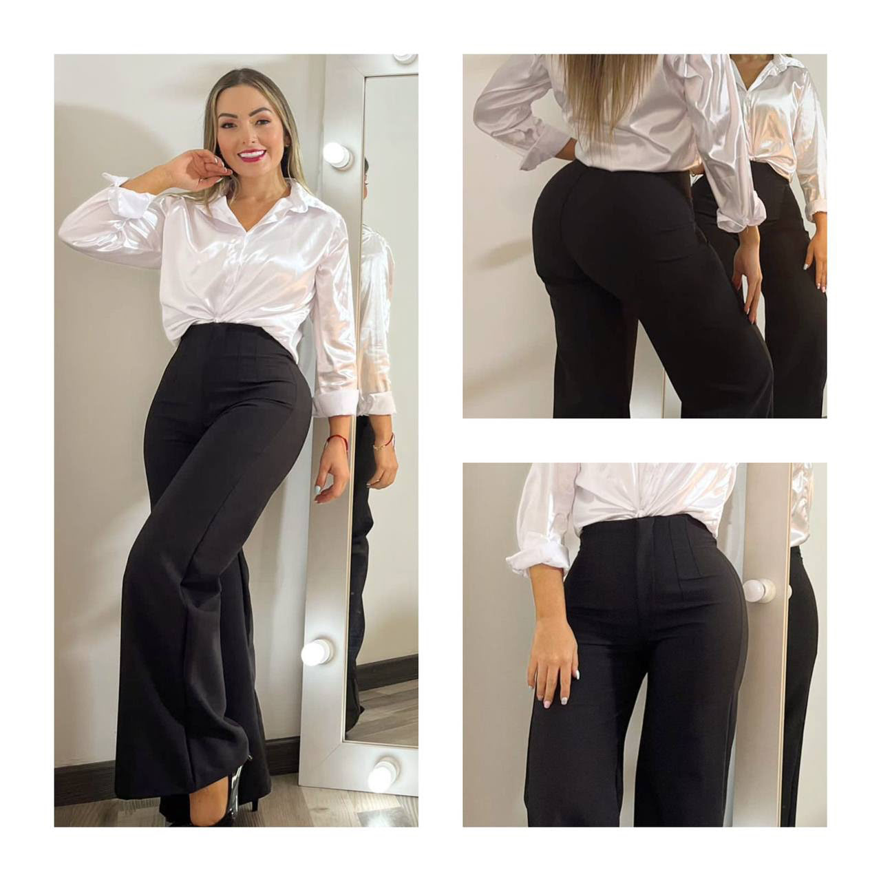 Pantalón Mujer Palazzo Pantalón Mujer Palazzo